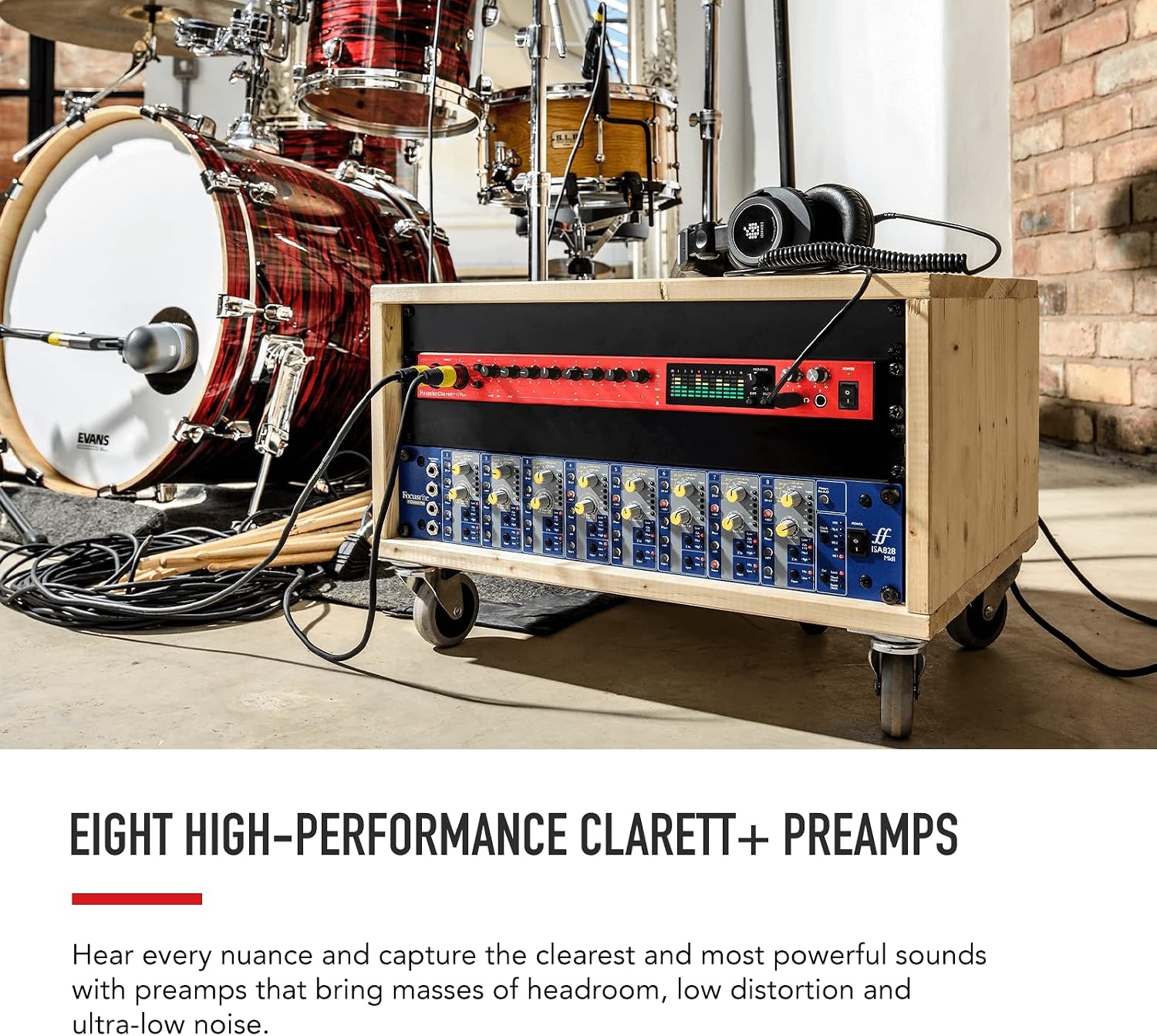 image:imageFocusrite Clarett 2Pre 10In4Out USBC Audio Interface8Pre 18in20out