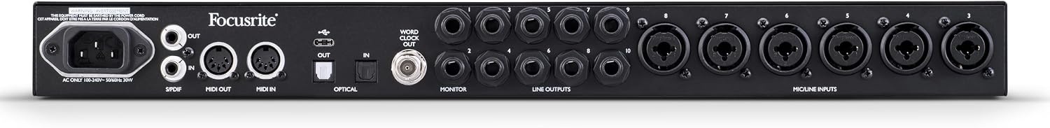 image:imageFocusrite Clarett 2Pre 10In4Out USBC Audio Interface8Pre 18in20out