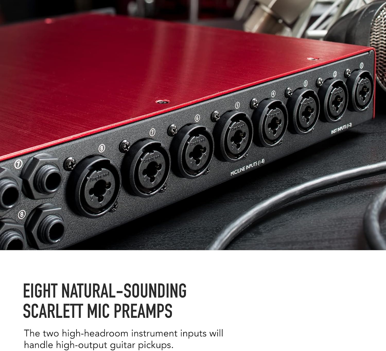 image:imageFocusrite Clarett OctoPre 8In8Out ADAT Microphone PreamplifierScarlett OctoPre Dynamic 8 Mic Pres
