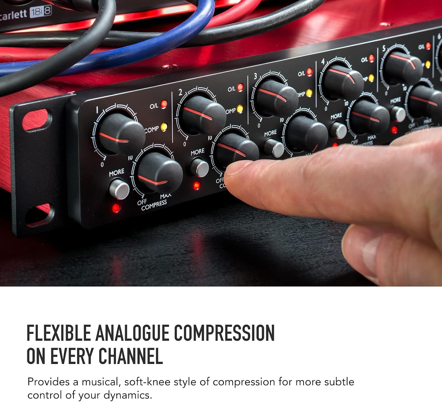 image:imageFocusrite Clarett OctoPre 8In8Out ADAT Microphone PreamplifierScarlett OctoPre Dynamic 8 Mic Pres
