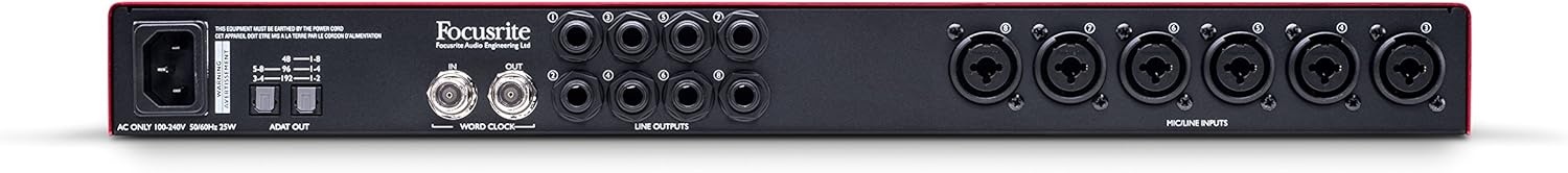 image:imageFocusrite Clarett OctoPre 8In8Out ADAT Microphone PreamplifierScarlett Octopre