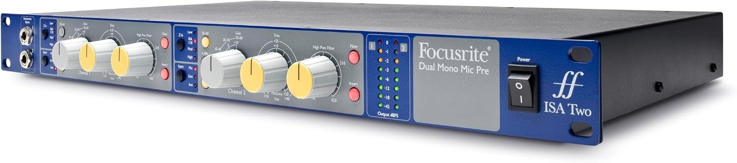 image:imageFocusrite ISA Two 2Channel Microphone PreamplifierISA Two