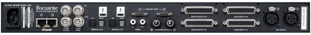 image:imageFocusrite Red 16Line 64In64Out Thunderbolt 3 Audio InterfaceRed 16Line