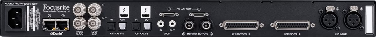 image:imageFocusrite Red 16Line 64In64Out Thunderbolt 3 Audio InterfaceRed 8Line