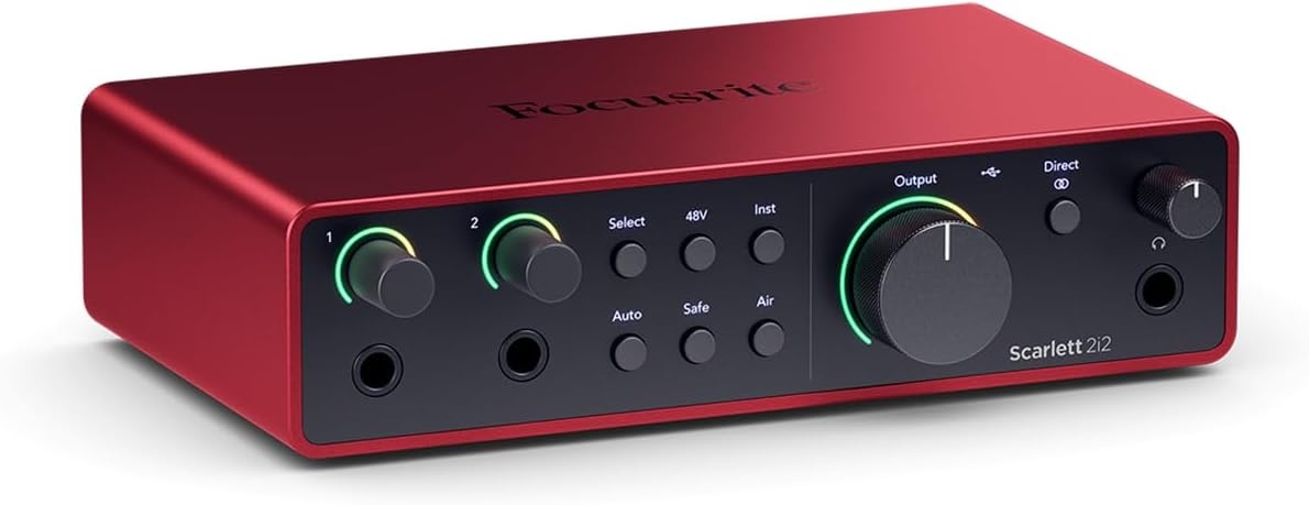 image:imageFocusrite Scarlett Solo 4th Gen USBC Audio Interface2i2 Studio