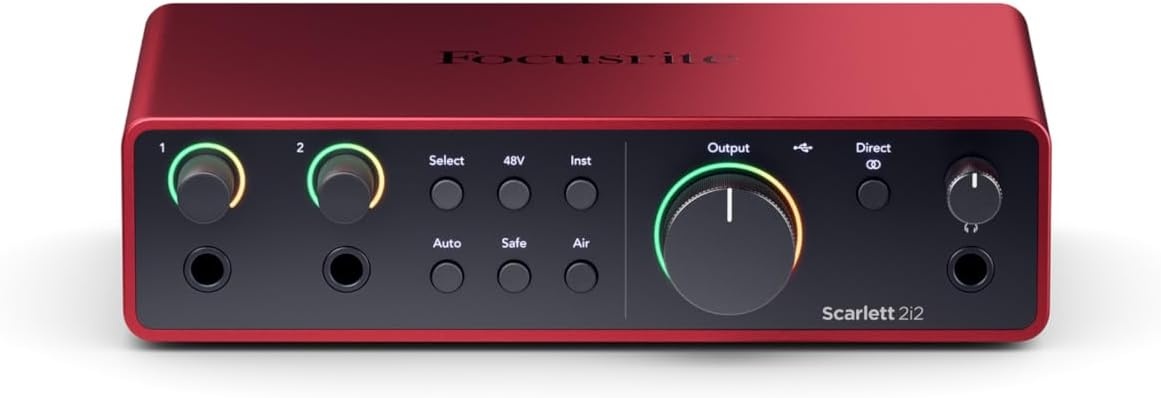 image:imageFocusrite Scarlett Solo 4th Gen USBC Audio Interface2i2 Studio