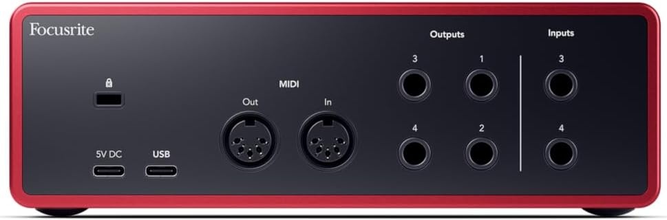image:imageFocusrite Scarlett Solo 4th Gen USBC Audio InterfaceScarlett 4i4