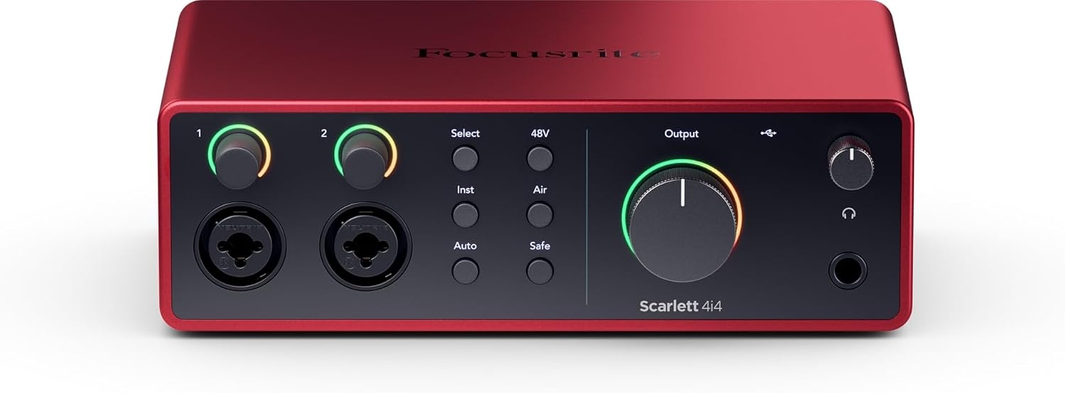image:imageFocusrite Scarlett Solo 4th Gen USBC Audio InterfaceScarlett 4i4