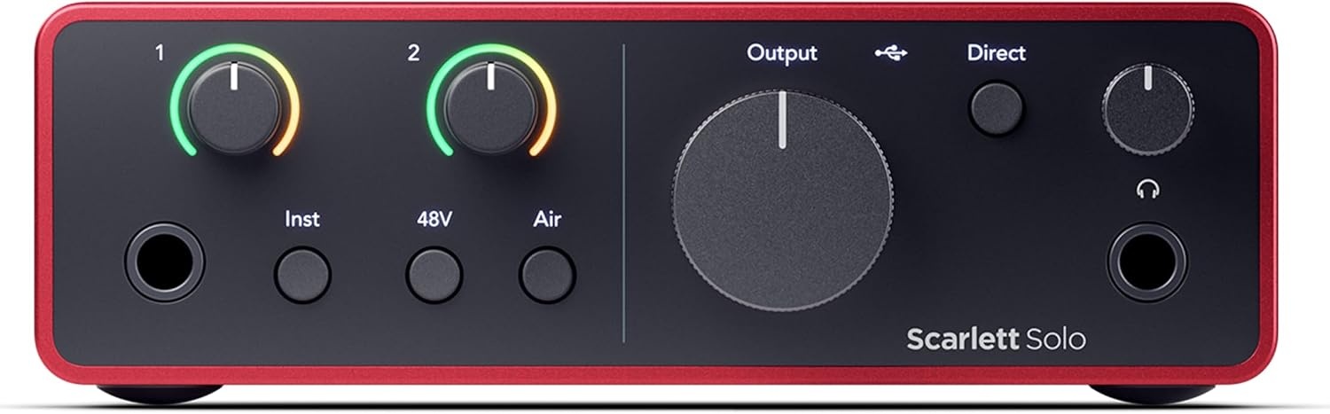 image:imageFocusrite Scarlett Solo 4th Gen USBC Audio InterfaceScarlett Solo