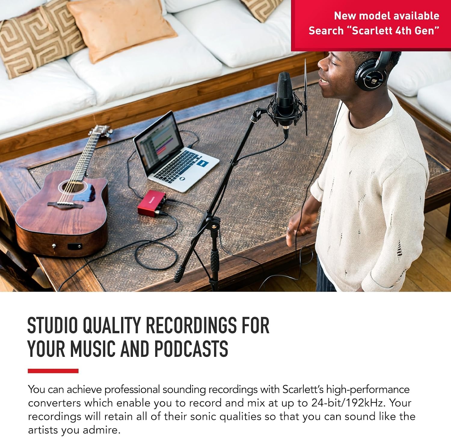 image:imageFocusrite Scarlett Solo 4th Gen USBC Audio InterfaceScarlett Solo