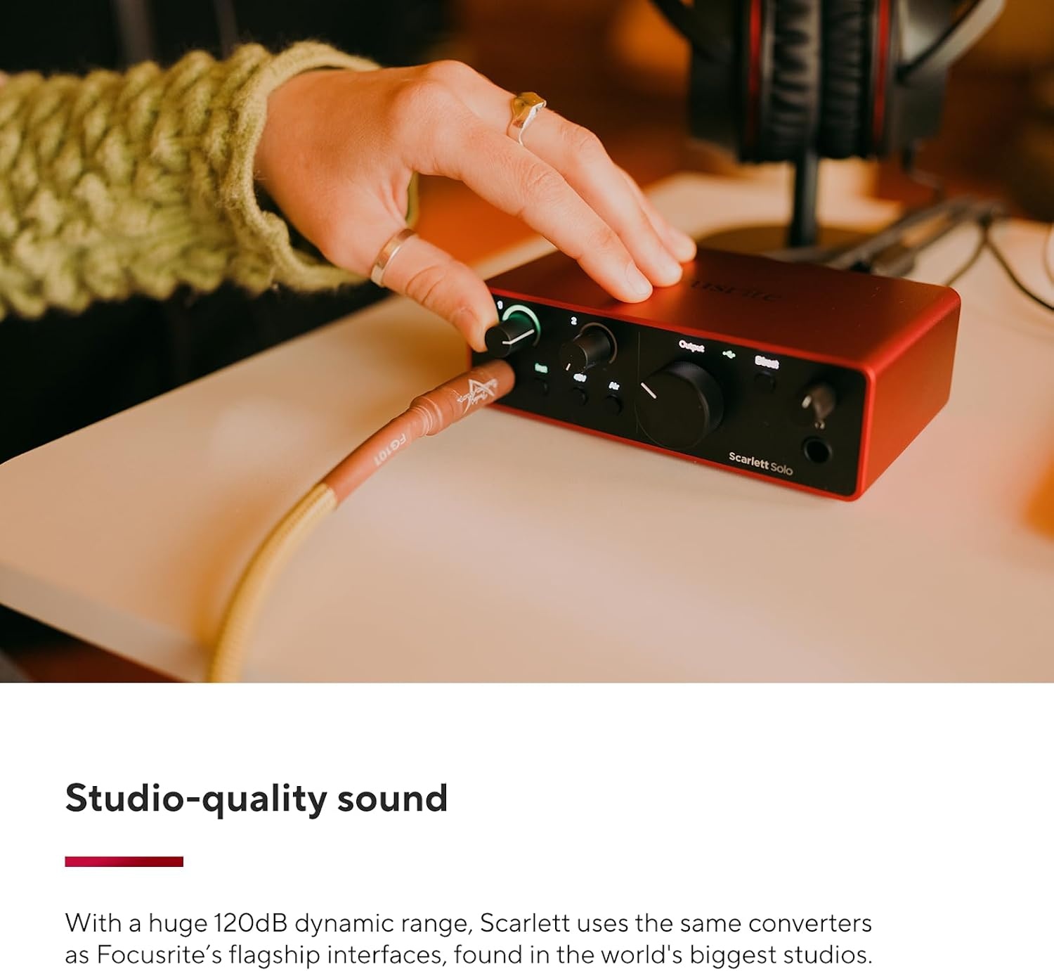 image:imageFocusrite Scarlett Solo 4th Gen USBC Audio InterfaceScarlett Solo
