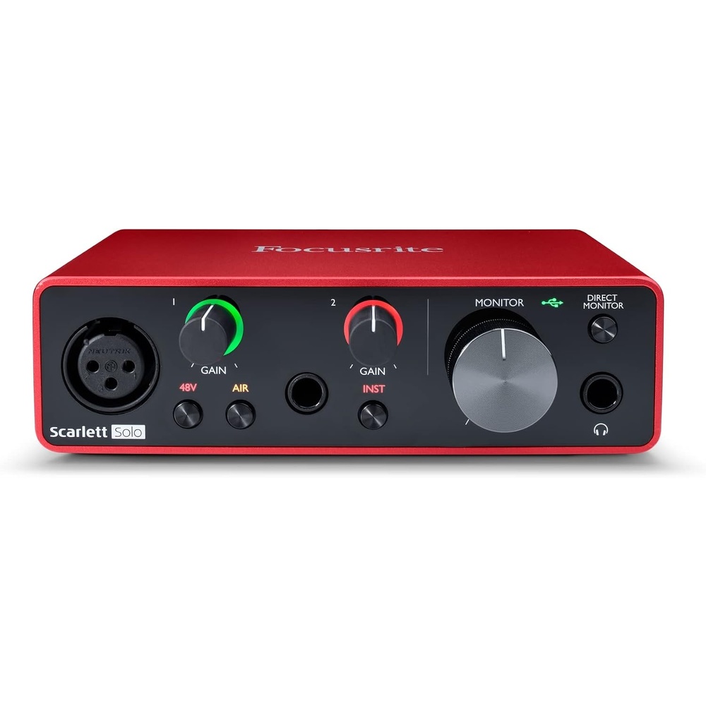 image:imageFocusrite Scarlett Solo 4th Gen USBC Audio InterfaceScarlett Solo