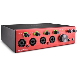 Focusrite Clarett+ 2Pre 10-In/4-Out USB-C Audio Interface(4Pre (18-in / 20-Out))